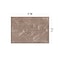 World Rug Gallery Contemporary Palm Leaf Textured Flat Weave Indoor/Outdoor Area Rug 2' x 3' Brown 118BROWN2X3 - alternate 7